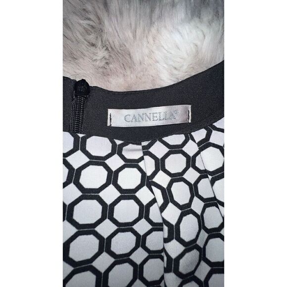 Cannella Black/White Dress Set Bolero, Made In Italy,size 42,size 6 - Picture 9 of 16